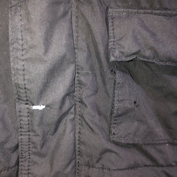 Black fur hood jacket - Picture 6 of 6